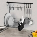 Kit Cozinha Suspensa Cook Home 8 Black - Arthi - Preto