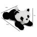 Mimo Panda Pelúcia 23cm Antialérgico e Lavável- Cortex