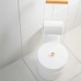 Lixeira Com Suporte e Porta Papel Higi&ecirc;nico Branca Eco - Arthi