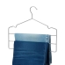 Cabide Triplo Aço Cromado Para Calça Kit 2 Peças - Arthi