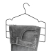 Cabide Triplo Aço Preto Para Calça Kit 2 Peças - Arthi