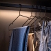 Cabide Triplo Aço Preto Para Calça Kit 2 Peças - Arthi