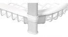 Fruteira De Chão Organizador De Cozinha De Plástico Fr-02 Cor Branco