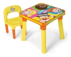 Mesinha Com Cadeira Infantil Mundo Bita + 1 Boneco
