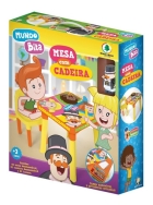 Mesinha Com Cadeira Infantil Mundo Bita + 1 Boneco