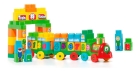 Baby Land Trenzinho Didático C/ 70 Peças - Blocos De Montar