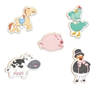 Quebra-cabeça Baby Bita E Os Animais- Madeira C/ 14 Peças