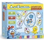 Jogo Educativo A Ao Z Galinha Pintadinha - Madeira C/ 52 Pçs