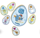 Jogo Educativo A Ao Z Galinha Pintadinha - Madeira C/ 52 Pçs