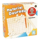 Jogo Didático Material Dourado - Madeira C/ 62 Peças