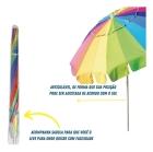 Guarda-Sol Alumínio 2,10m com Saca-Areia Cancun