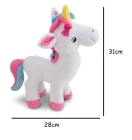 Unicórnio De Pelúcia 31 Cm Antialérgio e Lavável- Cortex